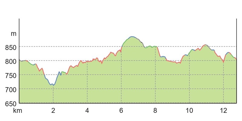 Höhenprofil Hotzenpfad Höhenprofil Hotzenpfad
